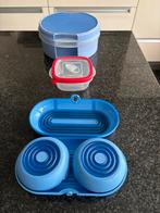 Nr. 8 Tupperware dozen - diverse formaten, Ophalen of Verzenden, Gebruikt, Blauw, Bak of Kom