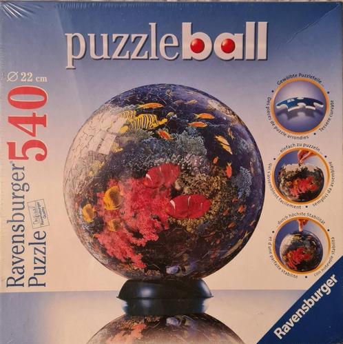 3D PUZZEL vissen onderwater wereld puzzelbal 540 stuks, Hobby en Vrije tijd, Denksport en Puzzels, Zo goed als nieuw, Rubik's of 3D-puzzel