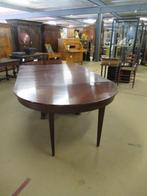 Oer 11390 ANTIEKE mahoniehouten coulissentafel (L= 310 cm), Antiek en Kunst, Ophalen