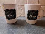 2 grote mokken/koffiebekers NIEUW € 2,00, Nieuw, Ophalen of Verzenden, Overige stijlen, Kop(pen) en/of Schotel(s)