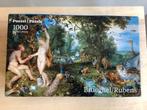 Puzzel kunst Brueghel Rubens schilderij paradijs zondeval, Ophalen of Verzenden, 500 t/m 1500 stukjes, Zo goed als nieuw, Legpuzzel