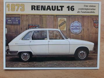 fotokaart Renault 16 1973 beschikbaar voor biedingen