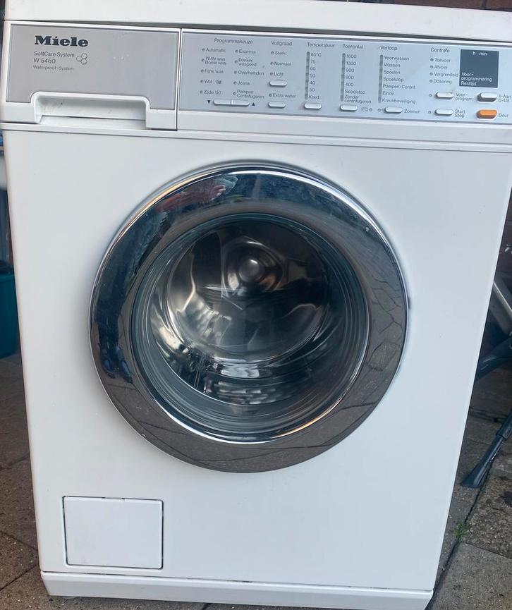 Nette miele wasmachine, Witgoed en Apparatuur, Wasmachines, Gebruikt, Voorlader, 4 tot 6 kg, 85 tot 90 cm, 1200 tot 1600 toeren