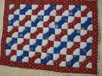 Kleedje, Patchwork, 46x64 cm, als nieuw, Rood, Zo goed als nieuw, Rechthoekig, 50 tot 100 cm