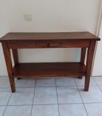 Mooie houten sidetable, Huis en Inrichting, Tafels | Sidetables, Gebruikt, 100 tot 150 cm, Ophalen of Verzenden, 25 tot 50 cm