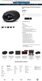 Rockford Fosgate POWER T1693 Speakers 6x9'' Hoedenplank, Auto diversen, Audio Design, Nieuw, Am Breilingsweg 3, 76709 Kronau, Duitsland