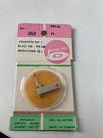 Elac 106 PE 186 Miracord 16 saffier naald nieuw, Audio, Tv en Foto, Platenspelers, Overige merken, Nieuw, Pitch-regelaar, Ophalen of Verzenden