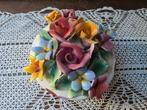 Vintage Italiaans bonbonniere met bloemen, Ophalen of Verzenden, Zo goed als nieuw, Overige stijlen