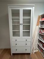 Hemnes vitrinekast, Huis en Inrichting, Kasten | Vitrinekasten, Ophalen, 50 tot 100 cm, Zo goed als nieuw, 25 tot 50 cm