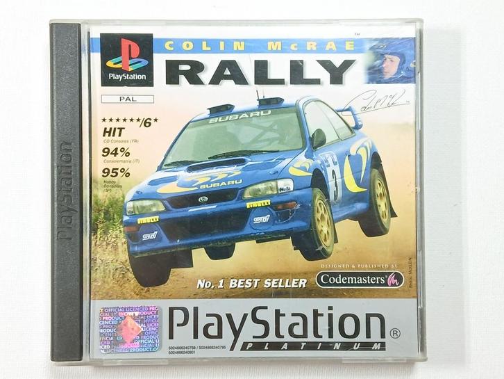 Colin McRae Rally - PlayStation - PAL - Compleet, Spelcomputers en Games, Games | Sony PlayStation 1, Zo goed als nieuw, Racen en Vliegen