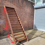 Houten trap 270 cm – massief & stevig, Ophalen of Verzenden, Gebruikt, Trap, 2 tot 4 meter