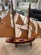 Mooie als nieuw houten model zeilboot, Hobby en Vrije tijd, Modelbouw | Boten en Schepen, Ophalen of Verzenden, Zo goed als nieuw