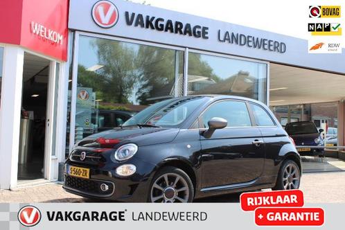 Fiat 500c 1.2s rockstar cabrio, LEDER, AIRCO, PDC, LMV, Rijk, Auto's, Fiat, Bedrijf, Te koop, 500C, ABS, Airbags, Airconditioning