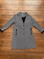 ZGAN Zoso Lange Blazer Zwart/Wit - Maat M, Maat 38/40 (M), Zwart, Ophalen of Verzenden, Zo goed als nieuw