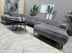 SHOWMODEL | Luxueuze U-Bank / Hoekbank - Taupe - 355cm, Huis en Inrichting, Banken | Bankstellen, Ophalen, -, -, Hoekbank