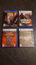 Kuifje, Sniper elite resistance, Assassin's Creed Shadows en, Spelcomputers en Games, Games | Sony PlayStation 5, Ophalen of Verzenden