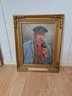 Schilderij Van Boer gesigneerd door J vd Kley, Antiek en Kunst, Kunst | Schilderijen | Klassiek, Ophalen