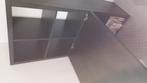 kallax open kast+bureau zwart, Ophalen, Met plank(en), Gebruikt, 100 tot 150 cm