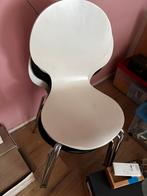 Vlinderstoelen (4 st), Huis en Inrichting, Stoelen, Ophalen, Wit, Zo goed als nieuw, Modern