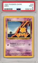 Abra Psa 9 Base set unlimited, Ophalen of Verzenden, Zo goed als nieuw