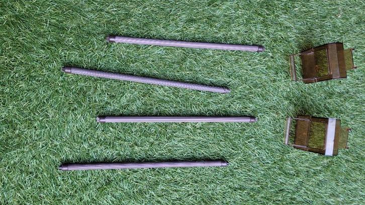 Vogelkooi toebehoren, stokjes en drinkbakjes / voederbakjes, Dieren en Toebehoren, Vogels | Toebehoren, Gebruikt, Kooi-accessoires