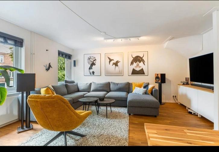 Grote Hoekbank - Stof, Grijs Vimle Ikea, Huis en Inrichting, Banken | Bankstellen, Zo goed als nieuw, Vierpersoons of meer, Stof