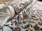 Handgeknoopt vintage perzisch Nain tapijt  300  x 250 cm, Crème, Info@bababoho.com, 200 cm of meer, Ophalen of Verzenden