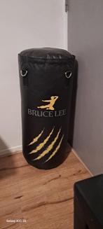 BruceLee Bokszak/Bokshandschoenen/Ophangketting en -beugel, Ophalen, Zo goed als nieuw, Bokszak
