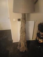 Boomstam vloerlamp, Gebruikt, Ophalen of Verzenden, Landelijk, Stof