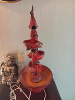 Brocante fontein. Oranje Keramiek goudvissen, Ophalen of Verzenden, Gebruikt