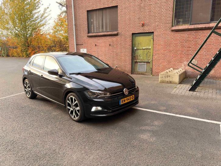 Volkswagen Polo 1.6 TDI 95pk 2018 Zwart, Auto's, Volkswagen, Particulier, Polo, ABS, Adaptive Cruise Control, Airbags, Airconditioning