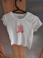 Stradivarius T-shirt XS, Wit, Ophalen of Verzenden, Zo goed als nieuw, Korte mouw