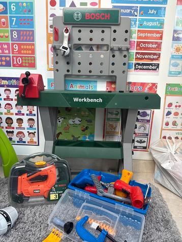Bosch Werkbank Speelgoed - Compleet! beschikbaar voor biedingen
