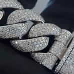 20mm Iced Cuban Bracelet., Ophalen of Verzenden, Nieuw, Zilver