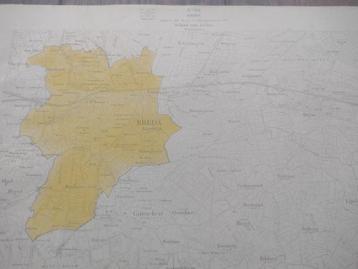 624 Breda Dorst Ginnekan Overbroek Bavel Plattegrond 1925 beschikbaar voor biedingen