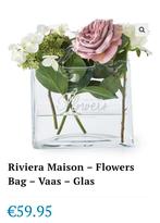 Riviera maison flowers tas vaas, Verzenden, Overige kleuren, Minder dan 50 cm