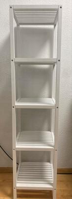 Witte Stellingkast met 5 planken, Ophalen, Zo goed als nieuw