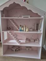 Houten Poppenhuis Petite Amelie, Ophalen, Zo goed als nieuw, Poppenhuis