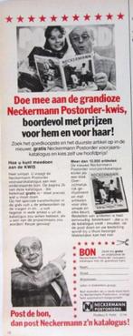 5 vintage advertenties Neckermann 75-81 postorders reizen, Ophalen of Verzenden, Gebruikt, Overige typen