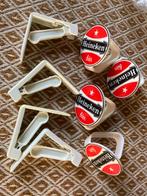 Klemmen voor een tafelkleed 4x Heineken, 4 blanco., Ophalen of Verzenden, Zo goed als nieuw, Heineken