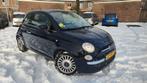 Fiat 500 Lounge 2012 Blauw Turbo, 31 €/maand, Origineel Nederlands, Particulier, 915 kg