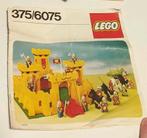 LEGO Castle 6075 ( 375 ) Castle - Gele Kasteel Instructies, Kinderen en Baby's, Speelgoed | Duplo en Lego, Ophalen of Verzenden