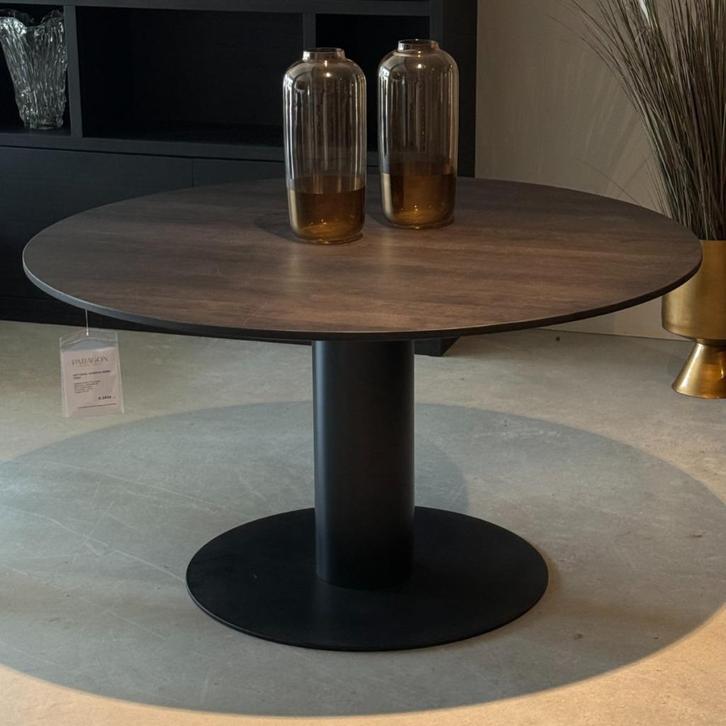 Eettafel Budha Round Passe Partout, Huis en Inrichting, Tafels | Eettafels, Nieuw, Vijf personen of meer, Rond, Eikenhout, Ophalen