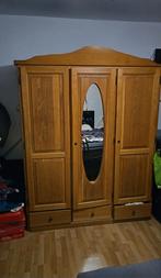 Antieke kledingkast met spiegeldeur, Huis en Inrichting, Kasten | Kledingkasten, Antiek, Gebruikt, 150 tot 200 cm, Ophalen of Verzenden
