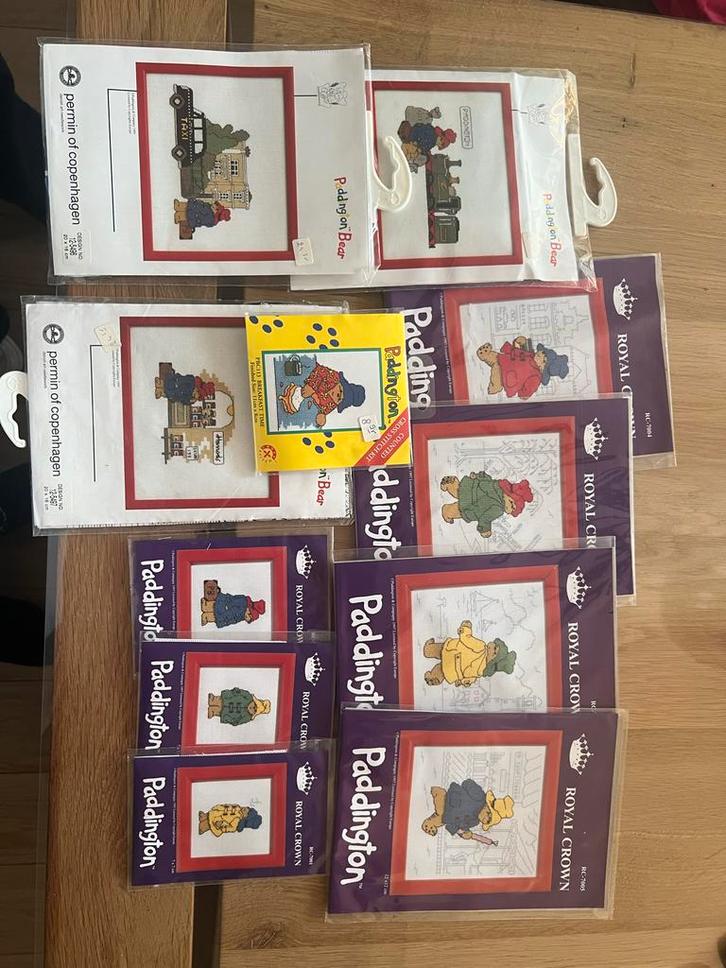 Paddington Beer Borduurpakketten - Diverse Motieven, Hobby en Vrije tijd, Borduren en Borduurmachines, Zo goed als nieuw, Borduurpakket