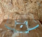 Glazen schaal glas vierkant, Schaal, Vierkant, Ophalen of Verzenden, Glas