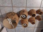 Set lampenkappen.  7 stuks., Ophalen, Gebruikt, Rond, Jute