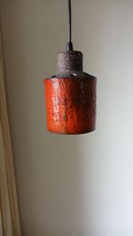 keramische KELK hanglamp, mid-century, met openingen, Ophalen of Verzenden, Gebruikt, Mid-century / vintage design, 75 cm of meer