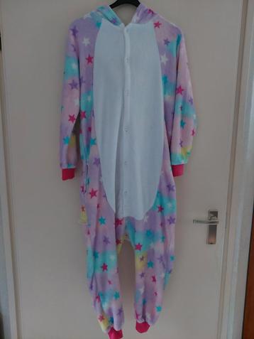 Onesie Eenhoorn sterren maat S (36), zo goed als nieuw! beschikbaar voor biedingen