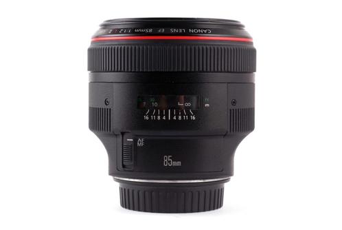 Canon 85mm 1.2 af L ll usm NieuwStaat  1 Jaar Garantie, Audio, Tv en Foto, Fotografie | Lenzen en Objectieven, Zo goed als nieuw